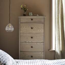 Winchcombe Smoked Oak Vanity Tallboy - The Cotswold Company - thumbnail 3