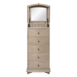 Winchcombe Smoked Oak Vanity Tallboy - The Cotswold Company - thumbnail 6