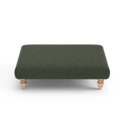 Foot Stool - Moss - Eco Chenille - Clara - The Cotswold Company - thumbnail 4