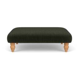 Foot Stool - Moss - Eco Chenille - Clara - The Cotswold Company - thumbnail 2
