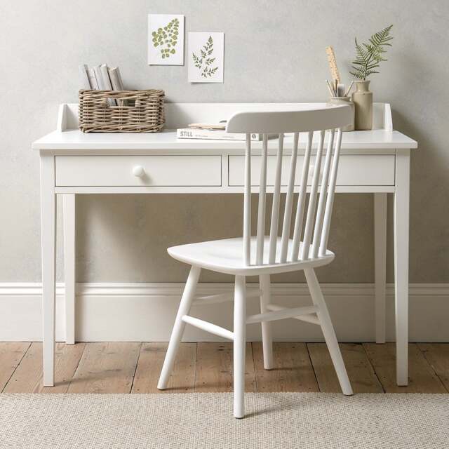 Pensham Pure White Large Study Desk - The Cotswold Company - image 1