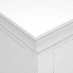 Chantilly Warm White 3 Drawer Petite Chest - The Cotswold Company - thumbnail 7