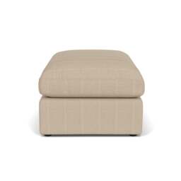 Foot Stool - Natural - Compton Stripe - Clarke Large - The Cotswold Company - thumbnail 3