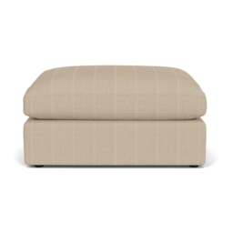 Foot Stool - Natural - Compton Stripe - Clarke Large - The Cotswold Company - thumbnail 2