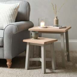 Nest of Tables - Chester Dove Grey - The Cotswold Company