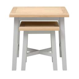 Chester Dove Grey Nest of Tables - The Cotswold Company - thumbnail 3