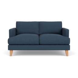 Large 2 Seater Sofa - Indigo - House linen mix - Jackson - The Cotswold Company - thumbnail 2