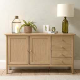 Berkeley Nordic Oak Sideboard - The Cotswold Company - thumbnail 4