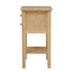 Berkeley Nordic Oak 2 Drawer Bedside Table - The Cotswold Company - thumbnail 6