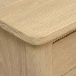 Berkeley Nordic Oak 2 Drawer Bedside Table - The Cotswold Company - thumbnail 7