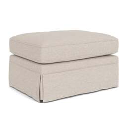 Foot Stool - Natural - House Weave - Dawson Small - The Cotswold Company