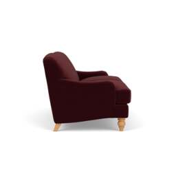 3 Seater Sofa - Dark Rosehip - Matt Velvet - Ashbee - The Cotswold Company - thumbnail 3