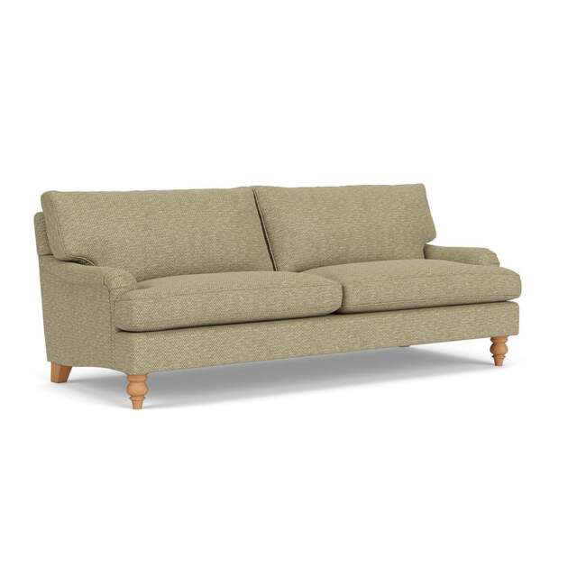 4 Seater Sofa - Apple - Herringbone Weave - Morris - The Cotswold Company - image 1