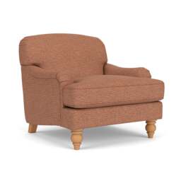Armchair - Brick - Herringbone Weave - Ashbee - The Cotswold Company - thumbnail 1