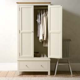Simply Cotswold Classic Cream Double Wardrobe - The Cotswold Company