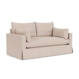 Large 2 Seater Sofa - Flax - Kingham Stripe - Ashton - The Cotswold Company