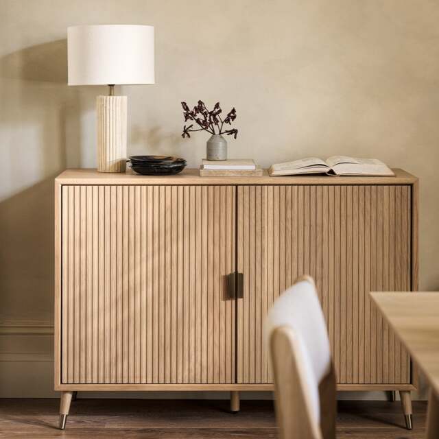 Oakridge Blonde Oak Small Sideboard - The Cotswold Company - image 1