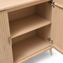 Oakridge Blonde Oak Small Sideboard - The Cotswold Company - thumbnail 7