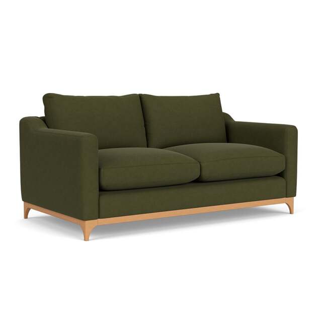 4 Seater Sofa - Forest Green - House Linen Mix - Watson - The Cotswold Company - image 1