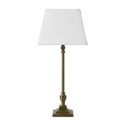 Lark Antique Brass Table Lamp - Home Accessories - The Cotswold Company - thumbnail 5