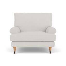 Stewart Armchair - Grey - Broadway Stripe - The Cotswold Company - thumbnail 2