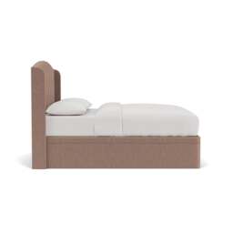 Super King Ottoman Storage Bed - Dusky Rose - Eco Chenille - Gilmore - The Cotswold Company - thumbnail 3