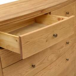 Winchcombe Oiled Oak 7 Drawer Chest - The Cotswold Company - thumbnail 5