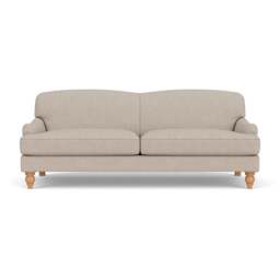 4 Seater Sofa - Natural - Luxury Italian Linen - Ashbee - The Cotswold Company - thumbnail 2