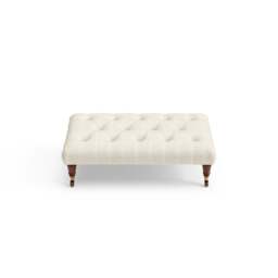 Foot Stool - Natural - Compton Stripe - Amelia Small - The Cotswold Company - thumbnail 5