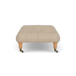 Foot Stool - Natural - Compton Stripe - Amelia Small - The Cotswold Company - thumbnail 3