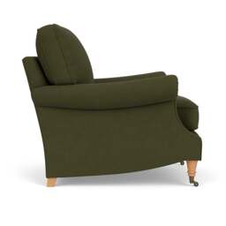 Armchair - Forest Green - House Linen Mix - Taylor High Back - The Cotswold Company - thumbnail 3