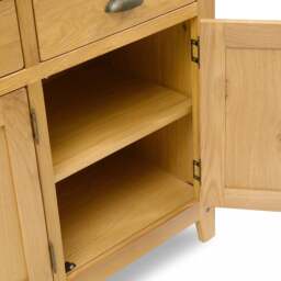 Oakland Rustic Oak Extra Large Sideboard - The Cotswold Company - thumbnail 6