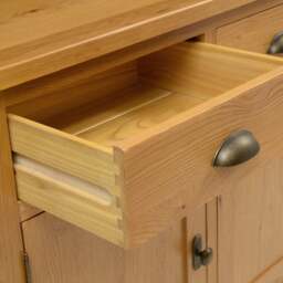 Oakland Rustic Oak Extra Large Sideboard - The Cotswold Company - thumbnail 7