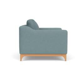 Love Seat - Sky Blue  -  House Linen Mix - Watson - The Cotswold Company - thumbnail 3