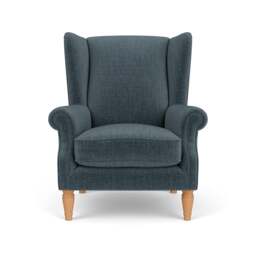 Armchair - Teal - Eco Chenille - Alice - The Cotswold Company - thumbnail 2