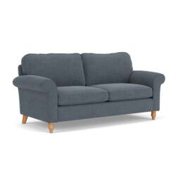 3 Seater Sofa - Indigo - Rustic Weave - Hurley - The Cotswold Company