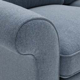 3 Seater Sofa - Indigo - Rustic Weave - Hurley - The Cotswold Company - thumbnail 5