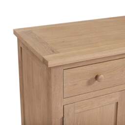 Inglesham Whitewash Oak Grand Sideboard - The Cotswold Company - thumbnail 6