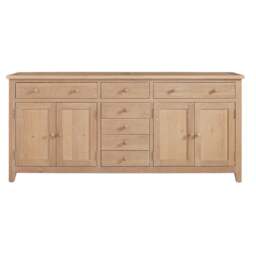 Inglesham Whitewash Oak Grand Sideboard - The Cotswold Company - thumbnail 3
