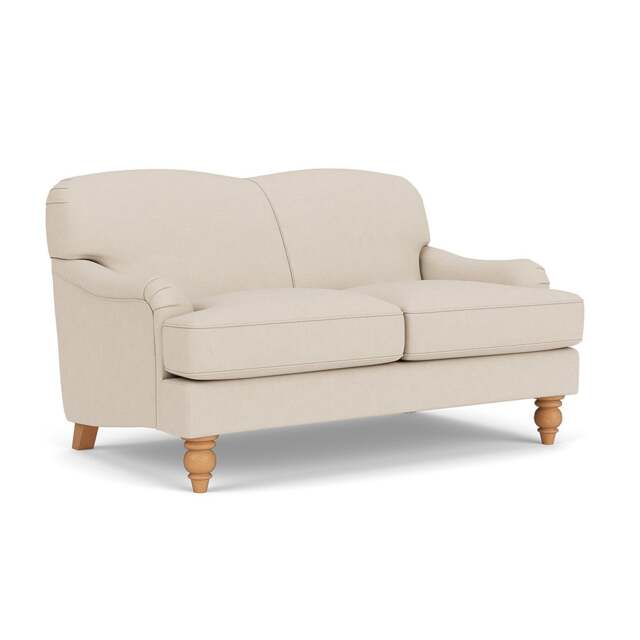 2 Seater Sofa - Lily White - House Linen Mix - Ashbee - The Cotswold Company - image 1
