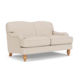 2 Seater Sofa - Lily White - House Linen Mix - Ashbee - The Cotswold Company