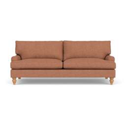 4 Seater Sofa - Brick - Herringbone Weave - Morris - The Cotswold Company - thumbnail 2