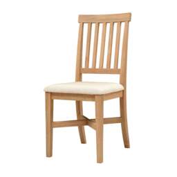 Inglesham Whitewash Oak Inglesham Whitewash Oak Upholstered Dining Chair Set of 6 - The Cotswold Company - thumbnail 4