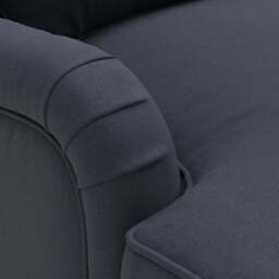 Morris Armchair - Ink - House Linen Mix - The Cotswold Company - thumbnail 4