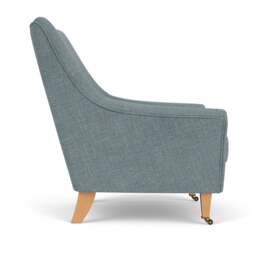 Martha Armchair - Teal Marl - Rustic Weave - The Cotswold Company - thumbnail 3
