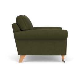 Armchair - Forest Green - House Linen Mix - Osbourne - The Cotswold Company - thumbnail 3