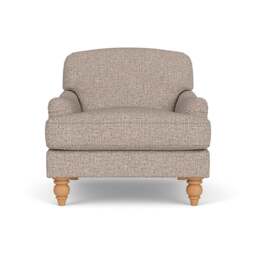 Armchair - Natural Mix - Textured Weave - Ashbee - The Cotswold Company - thumbnail 2