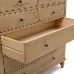 Elkstone Mellow Oak 7 Drawer Chest - The Cotswold Company - thumbnail 7