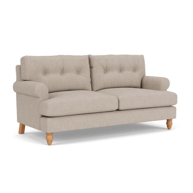 3 Seater Sofa - Natural - Luxury Italian Linen - Talbot - The Cotswold Company - image 1