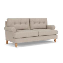 3 Seater Sofa - Natural - Luxury Italian Linen - Talbot - The Cotswold Company - thumbnail 1